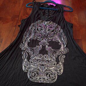 Killstar Hanky Tank Dress Top.
